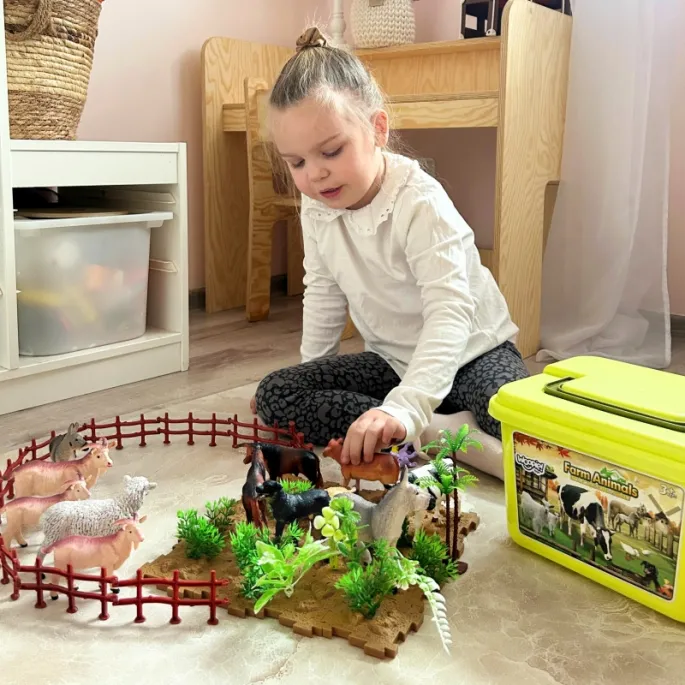 Realistyczne figurki zwierząt do nauki i zabawy