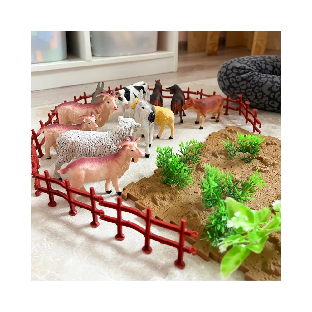 WOOPIE Zestaw Figurki Farma + Kuferek 57 el.