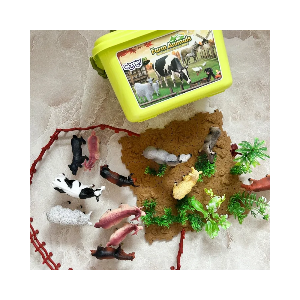 WOOPIE Zestaw Figurki Farma + Kuferek 57 el.