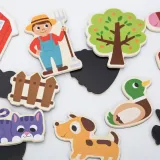 VIGA Magnetyczni Przyjaciele z Farmy 20 szt. Magnesów – Kreatywna Zabawa z Wiejskimi Zwierzątkami