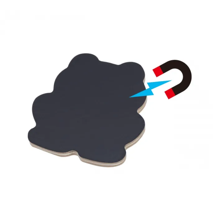 Drewniane magnesy do kreatywnej zabawy