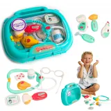 Zestaw lekarski dla małych lekarzy w kolorowej walizce