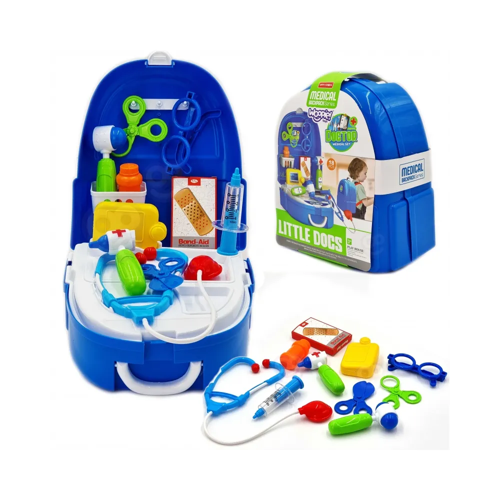 WOOPIE Zestaw Małego Lekarza w Plecaku 18 el.