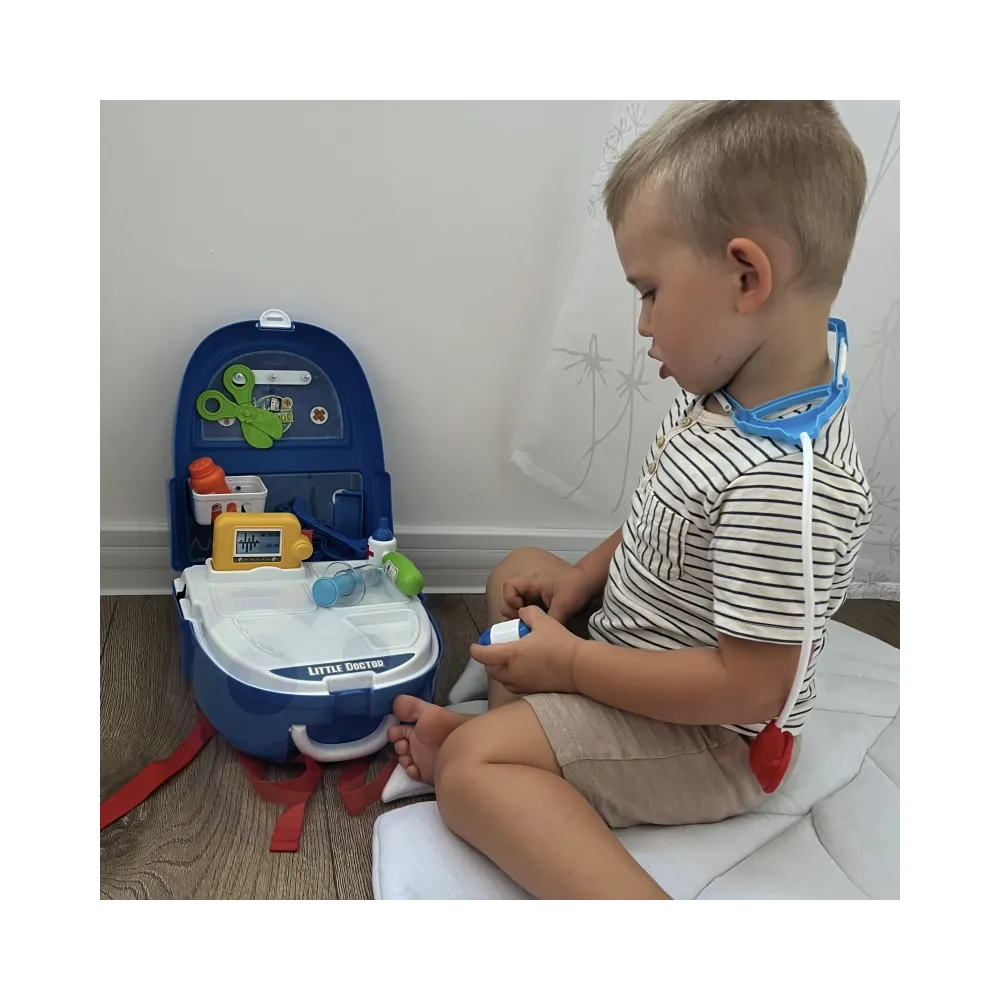 WOOPIE Zestaw Małego Lekarza w Plecaku 18 el.