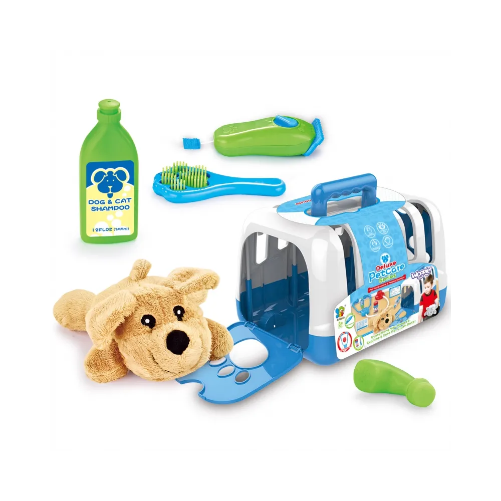 WOOPIE Zestaw Małego Weterynarza Piesek Transporter 6 el.