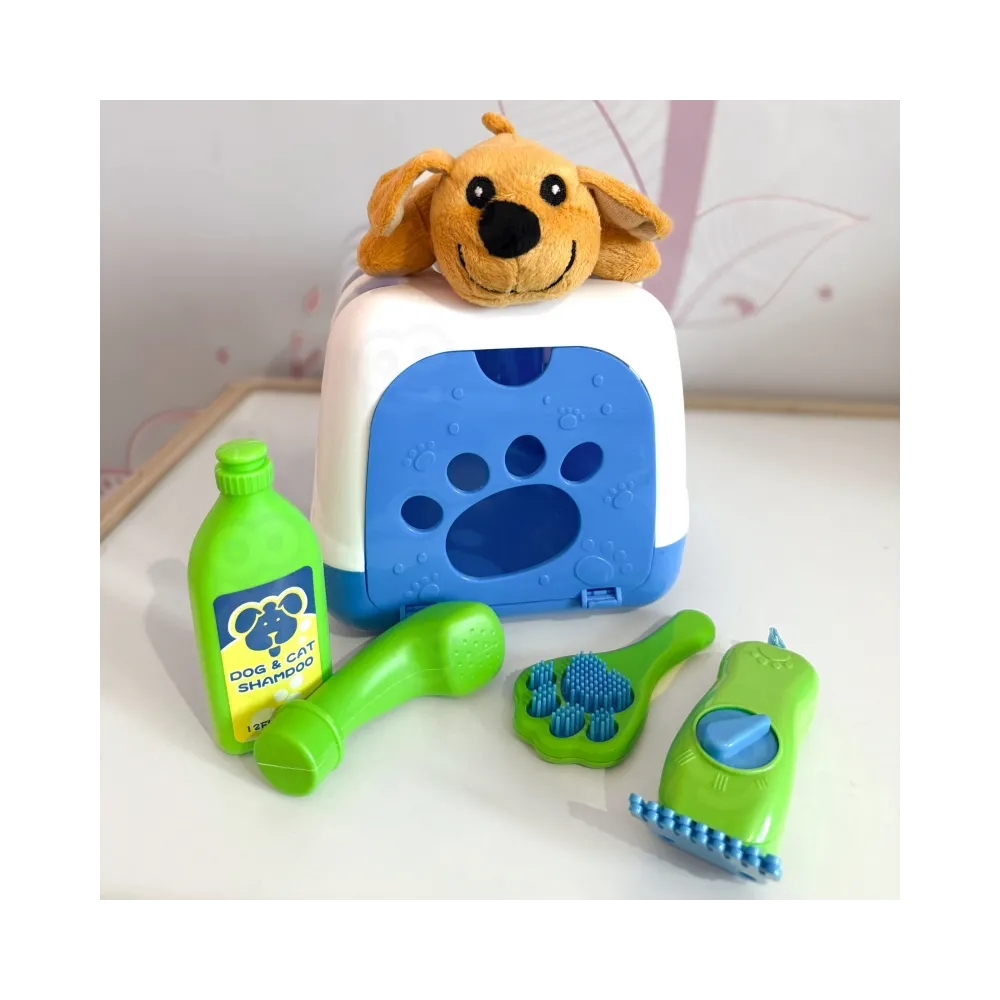 WOOPIE Zestaw Małego Weterynarza Piesek Transporter 6 el.