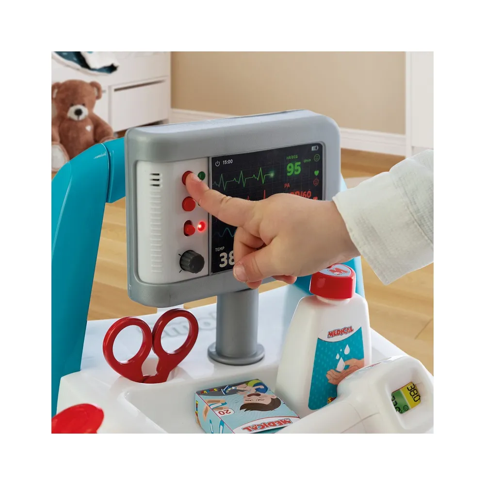 SMOBY Elektroniczny Wózek Medyczny Lekarski 16 akcesoriów