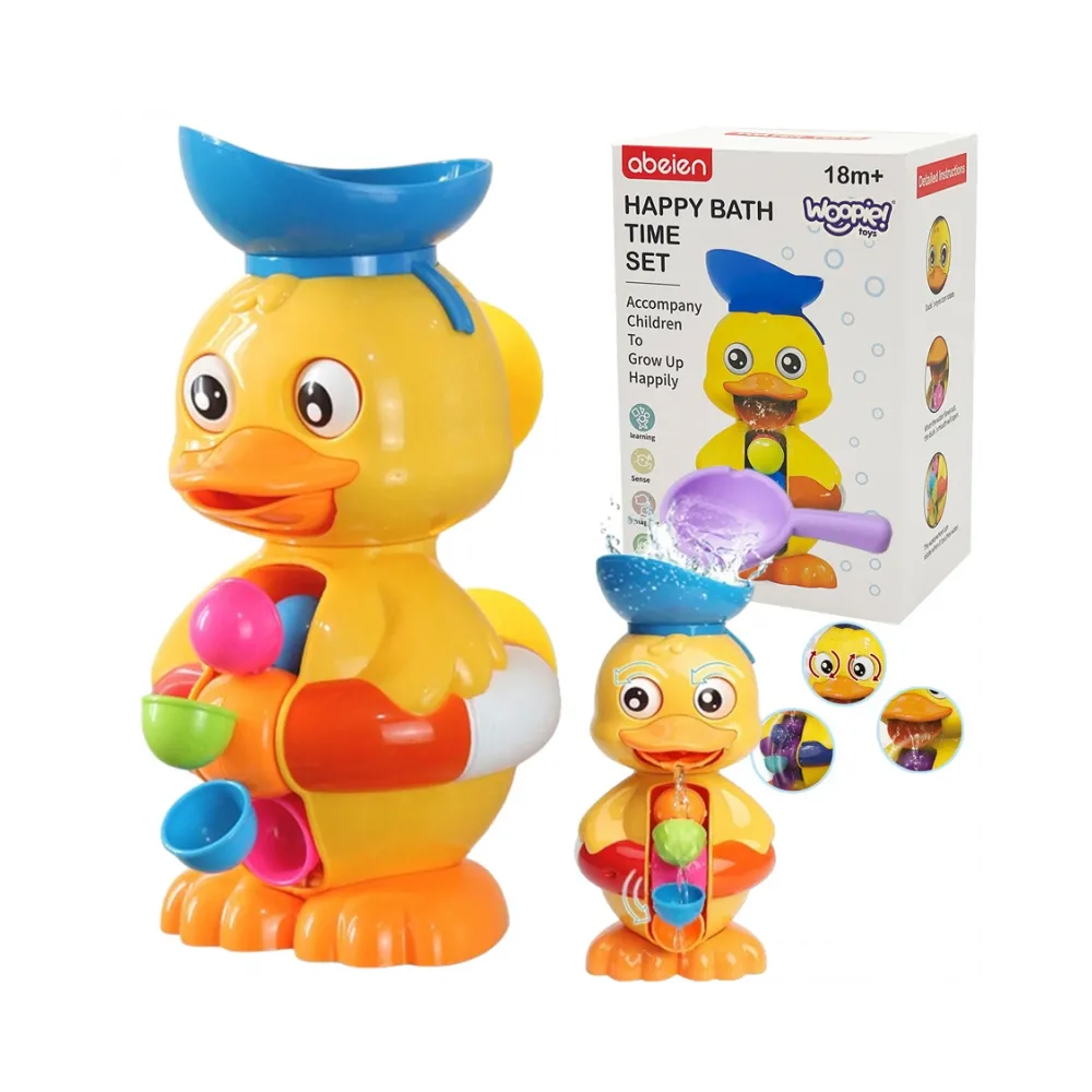 WOOPIE BABY Kaczuszka Zabawka Wodna do Kąpieli Kołowrotek Przelewowa