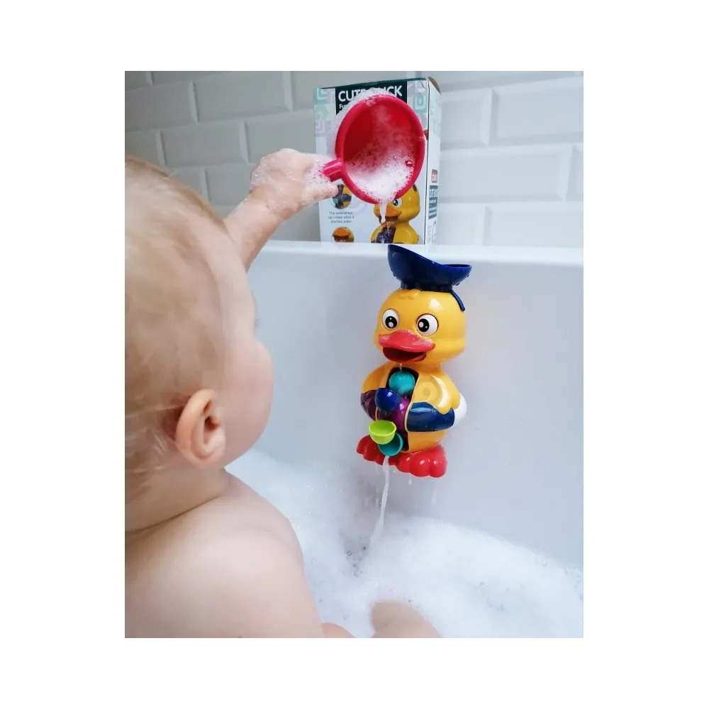 WOOPIE BABY Kaczuszka Zabawka Wodna do Kąpieli Kołowrotek Przelewowa