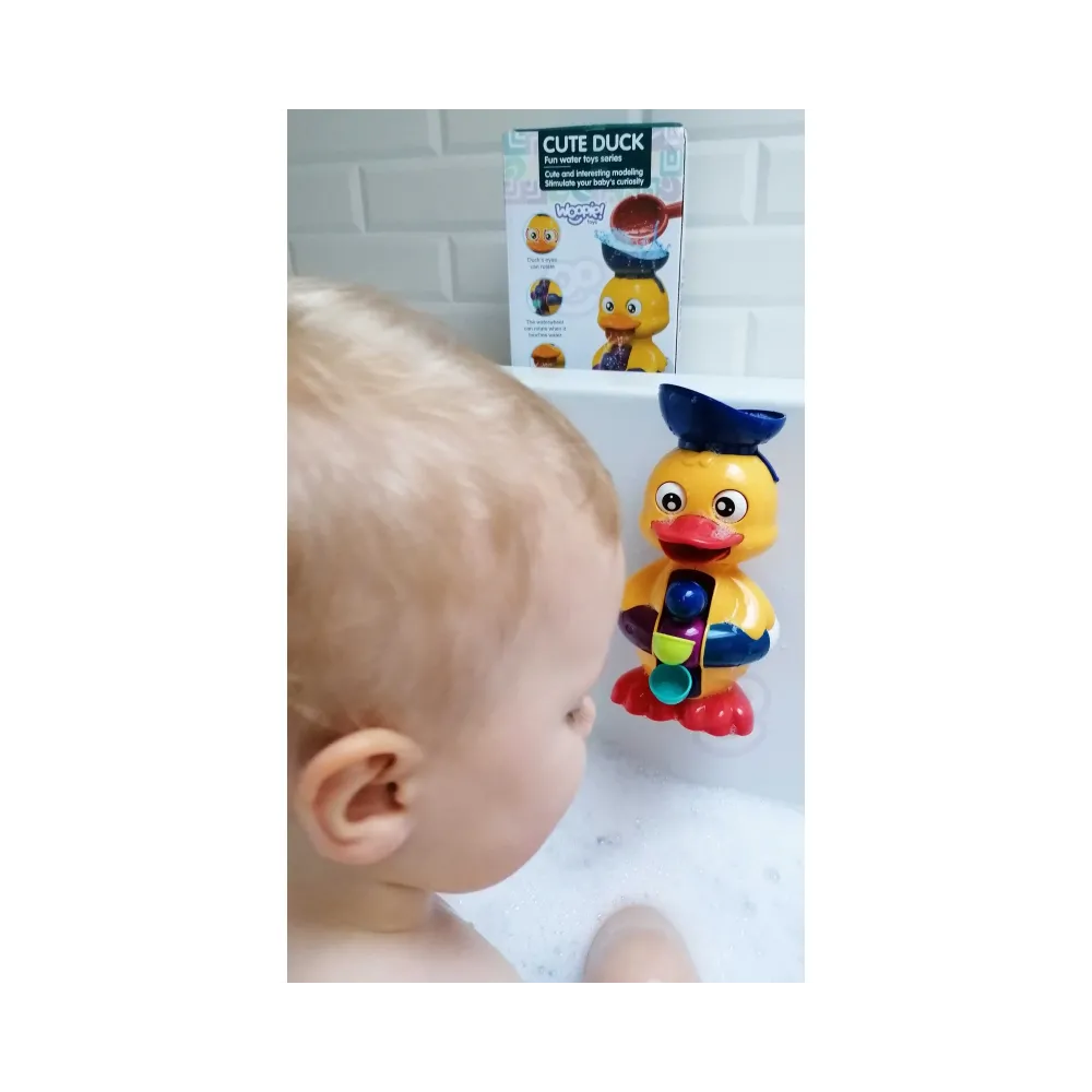 WOOPIE BABY Kaczuszka Zabawka Wodna do Kąpieli Kołowrotek Przelewowa