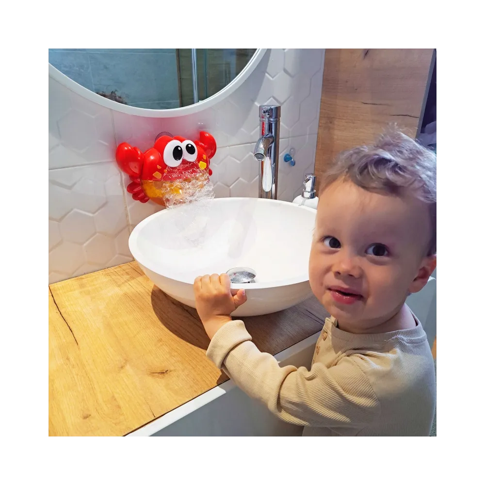 WOOPIE BABY Zabawka do Kąpieli Krab do Robienia Piany z Melodią