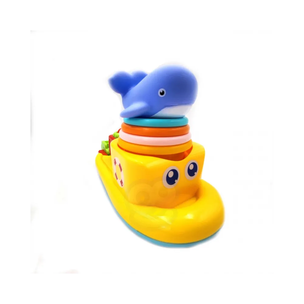 WOOPIE BABY Zabawka Wodna Statek Wieloryb Kubeczki Przelewowe
