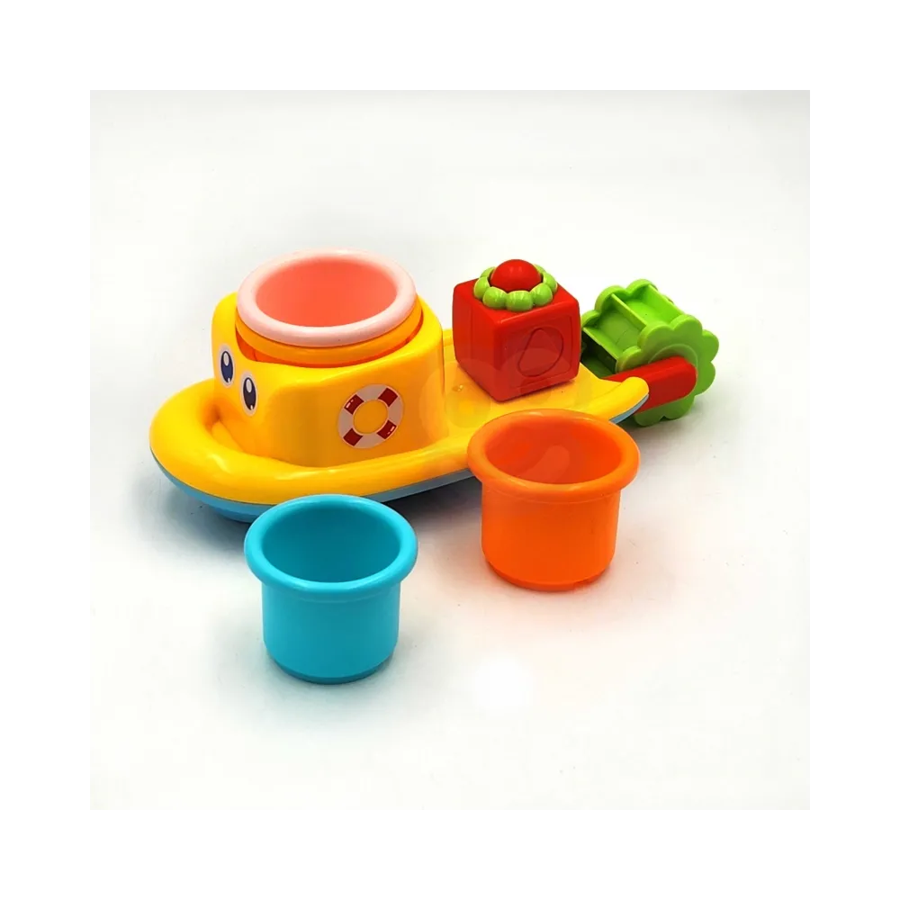 WOOPIE BABY Zabawka Wodna Statek Wieloryb Kubeczki Przelewowe