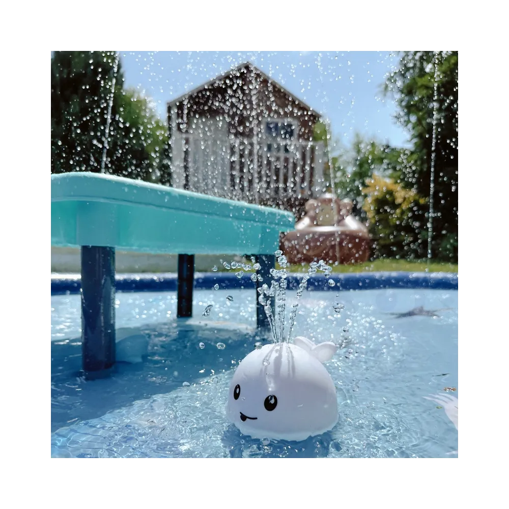 WOOPIE BABY Zabawka do Kąpieli Wieloryb Tryskający Wodą Fontanna LED