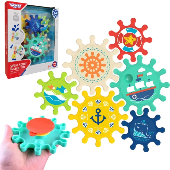 Bezpieczne zębatki do kąpieli dla maluchów.