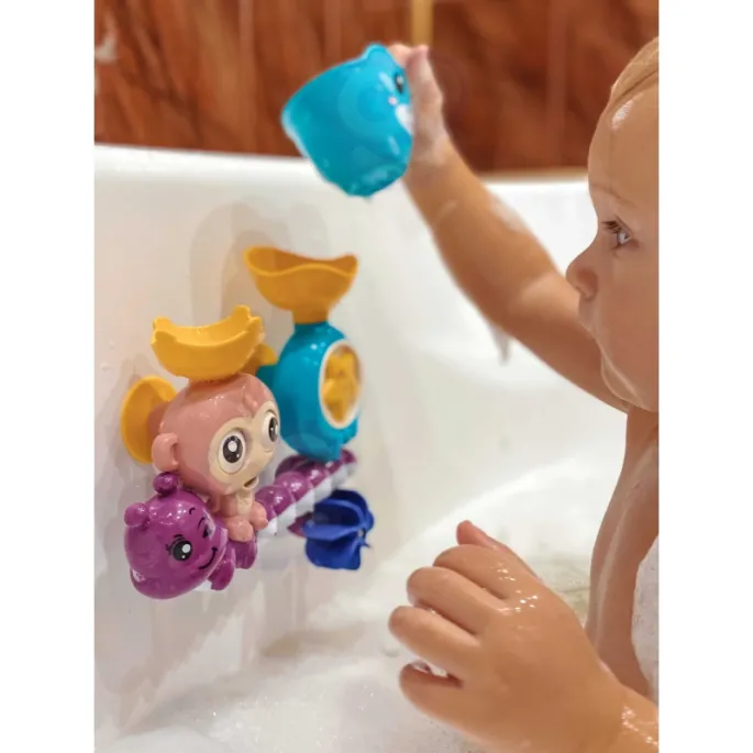 Zabawka wodna z kręcącymi się oczami małpki