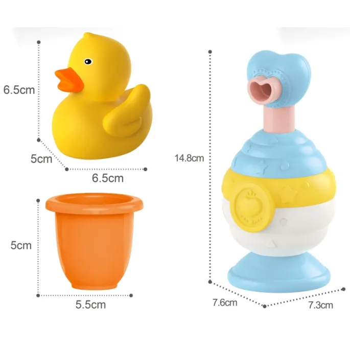 Kubeczek i kaczuszka w zestawie do kąpieli