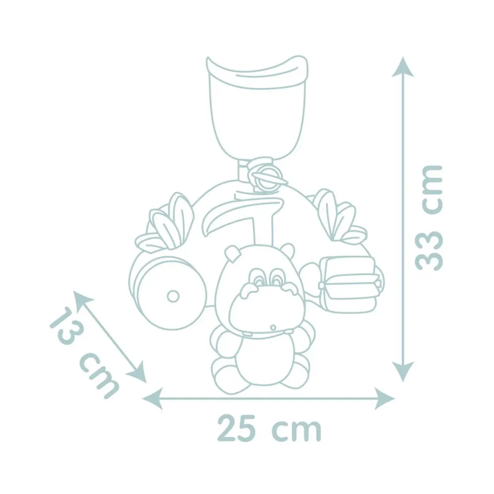 SMOBY Little Zabawka Motoryczna dla Dzieci Hipopotam do Kąpieli