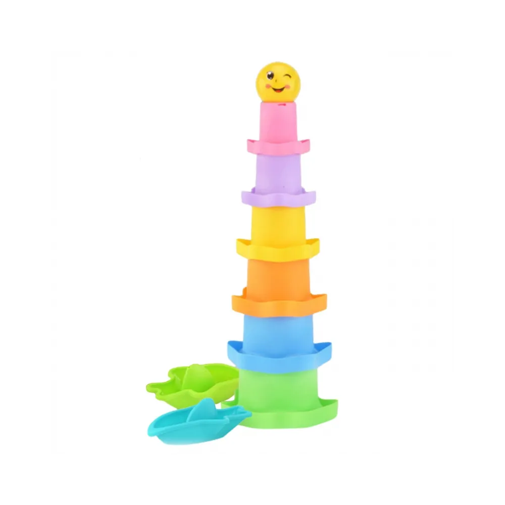 WOOPIE BABY Piramidka Sensoryczne Kubeczki Gwiazdki + Piłeczka