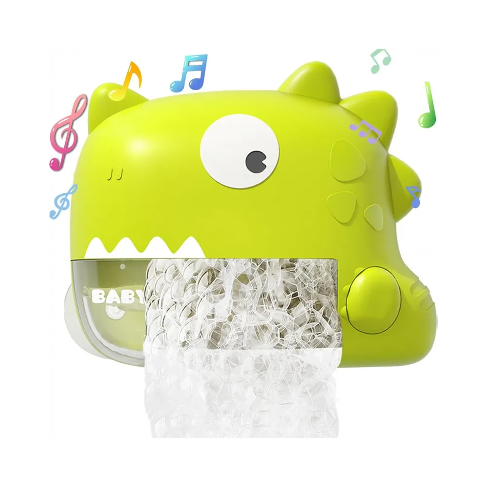 WOOPIE Zabawka do Kąpieli Dinozaur do Robienia Piany Zielony