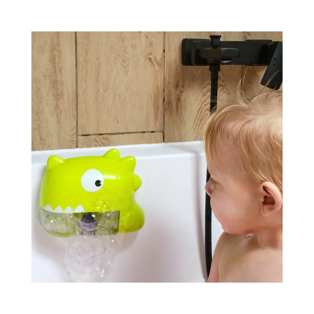 WOOPIE Zabawka do Kąpieli Dinozaur do Robienia Piany Zielony