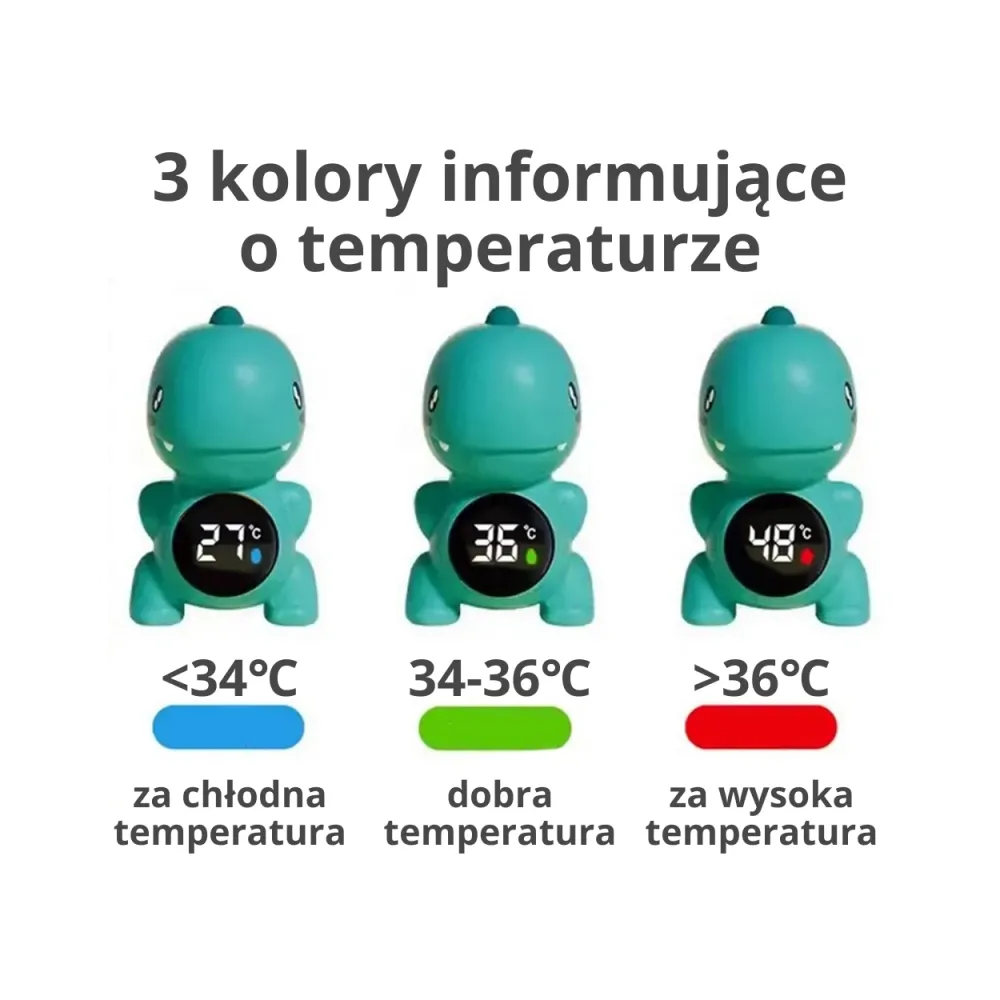 WOOPIE BABY Termometr Do Mierzenia Temperatury Wody Niebieski