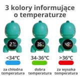 WOOPIE BABY Termometr Do Mierzenia Temperatury Wody Niebieski