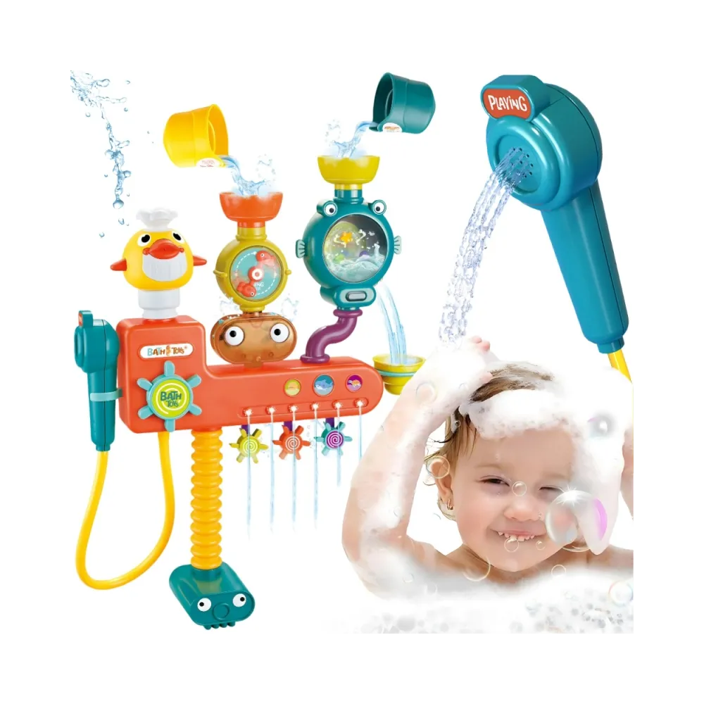 WOOPIE BABY Zabawka do Kąpieli Kranik Prysznic Fontanna Przelewowa Kaczuszka