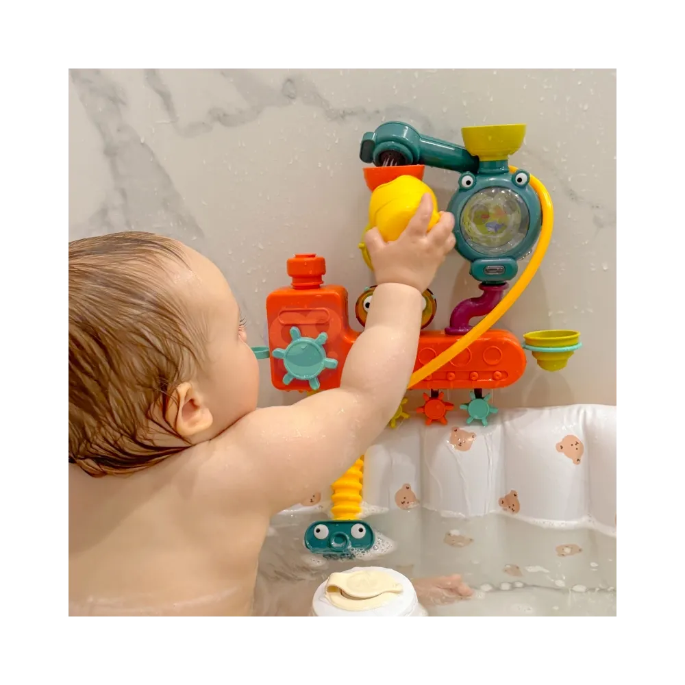 WOOPIE BABY Zabawka do Kąpieli Kranik Prysznic Fontanna Przelewowa Kaczuszka