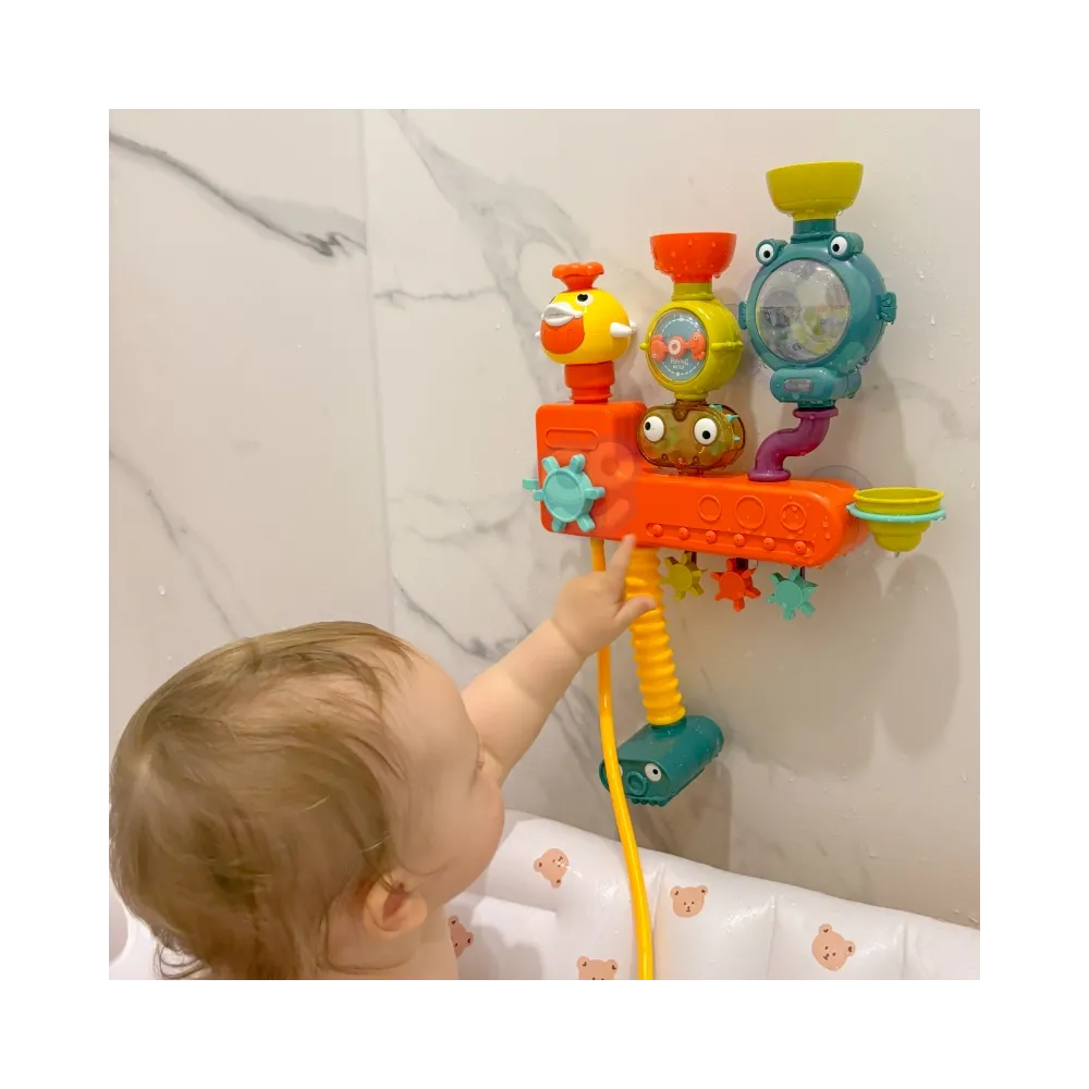 WOOPIE BABY Zabawka do Kąpieli Kranik Prysznic Fontanna Przelewowa Kaczuszka