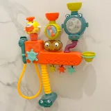 WOOPIE BABY Zabawka do Kąpieli Kranik Prysznic Fontanna Przelewowa Kaczuszka