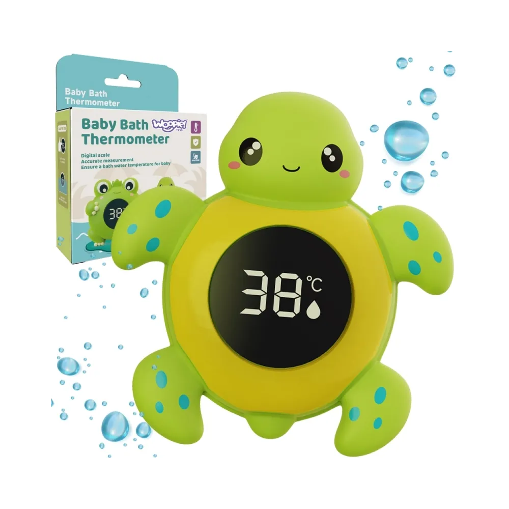 WOOPIE BABY Termometr do Kąpieli 2w1 Mierzenia Temperatury Wody i Pomieszczenia Żółwik