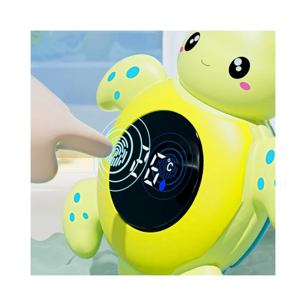 WOOPIE BABY Termometr do Kąpieli 2w1 Mierzenia Temperatury Wody i Pomieszczenia Żółwik