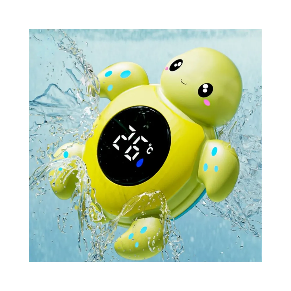 WOOPIE BABY Termometr do Kąpieli 2w1 Mierzenia Temperatury Wody i Pomieszczenia Żółwik