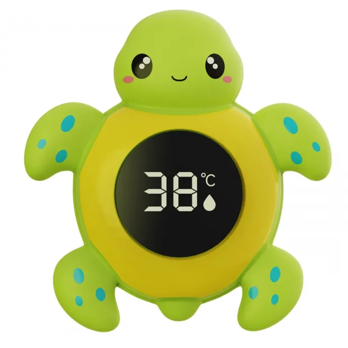 Funkcjonalny termometr 2w1 do kąpieli i pomiaru temperatury.