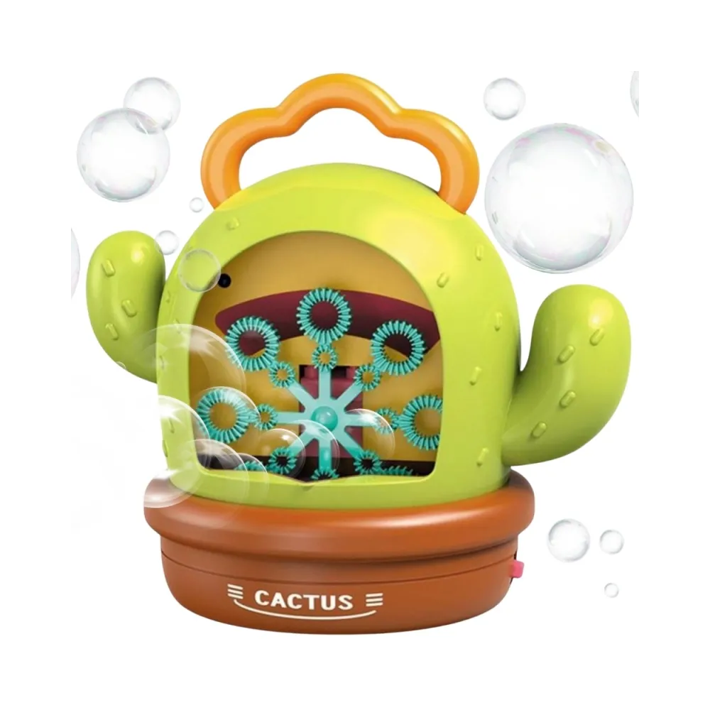 WOOPIE Interaktywny Kaktus Maszyna do Baniek Mydlanych