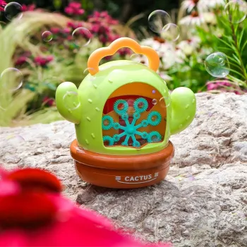 WOOPIE Interaktywny Kaktus Maszyna do Baniek Mydlanych