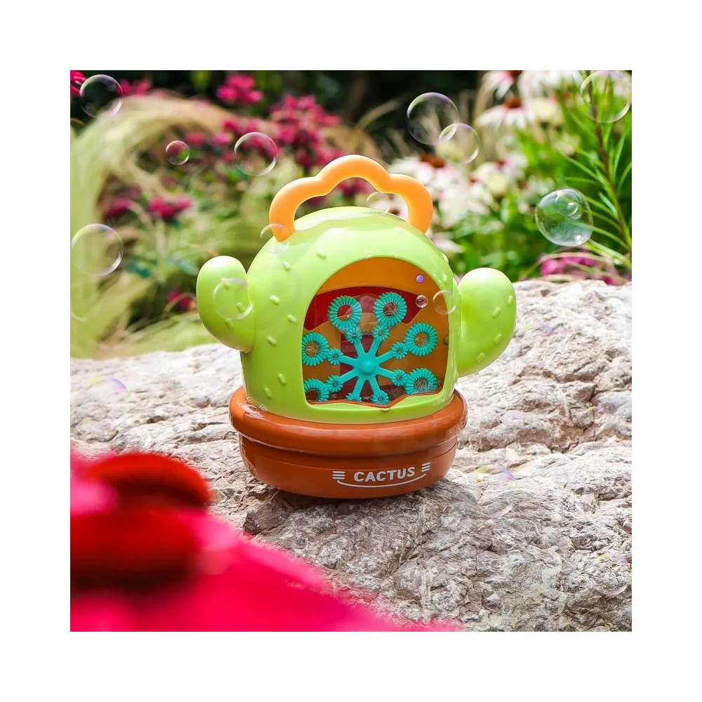 WOOPIE Interaktywny Kaktus Maszyna do Baniek Mydlanych