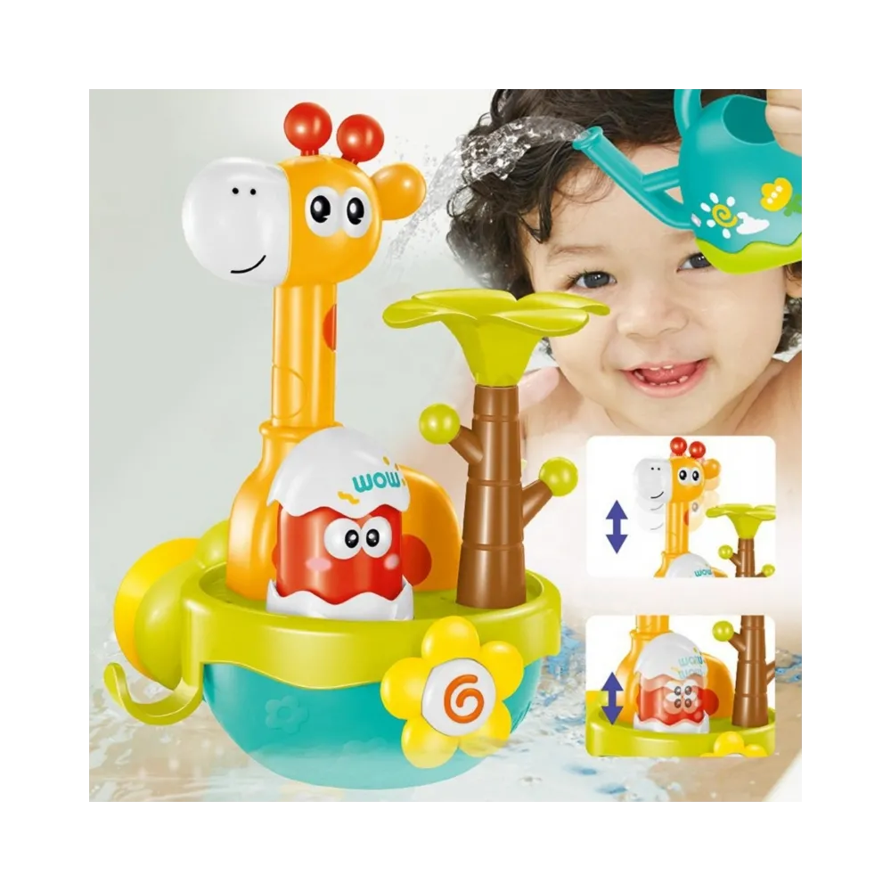 WOOPIE BABY Zabawka do Kąpieli Żyrafa z Lejkiem na Przyssawke