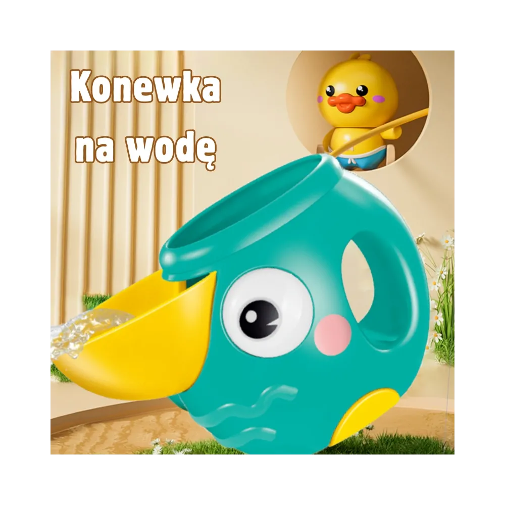 WOOPIE BABY Zabawka do Kąpieli Żyrafa z Lejkiem na Przyssawke