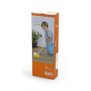 Drewniana zabawka do nauki chodzenia dla maluchów