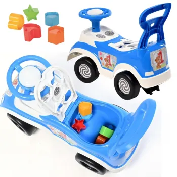 WOOPIE Jeździk 4w1 Sorter Pchacz Chodzik + Klakson Schowek