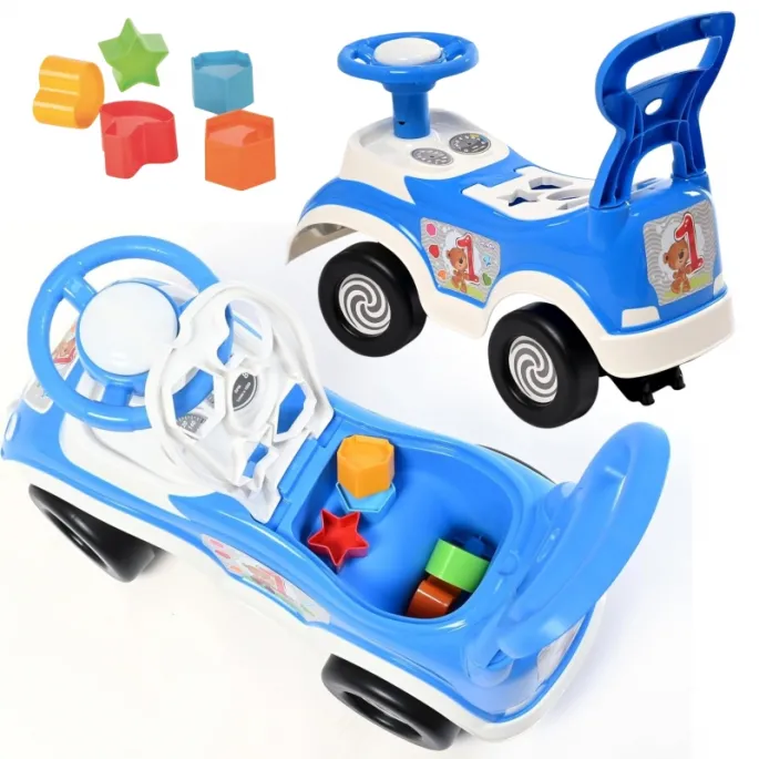 Zabawka 4w1: jeździk, pchacz, chodzik, sorter