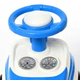 Kolorowy pchacz z pojemnym schowkiem dla maluchów