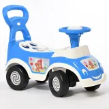 Interaktywny jeździk z klaksonem i sorterem klocków