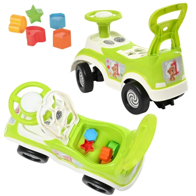 Wbudowany schowek na skarby w ergonomicznej zabawce dla dzieci