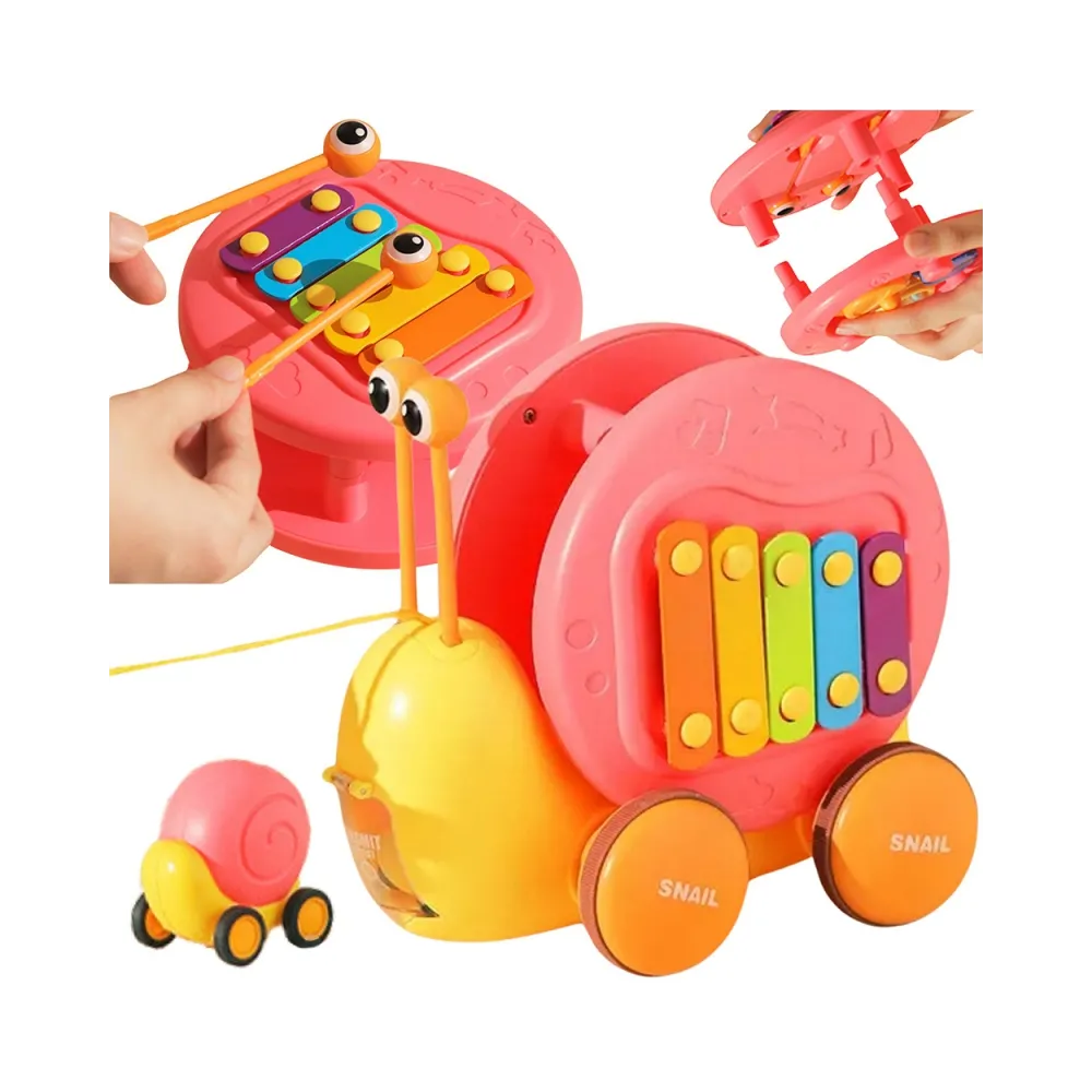 Ślimak do ciągnięcia rozwija zmysły dziecka