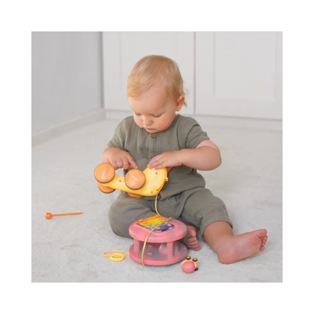 Cymbałki w muszli ślimaka dla małych muzyków