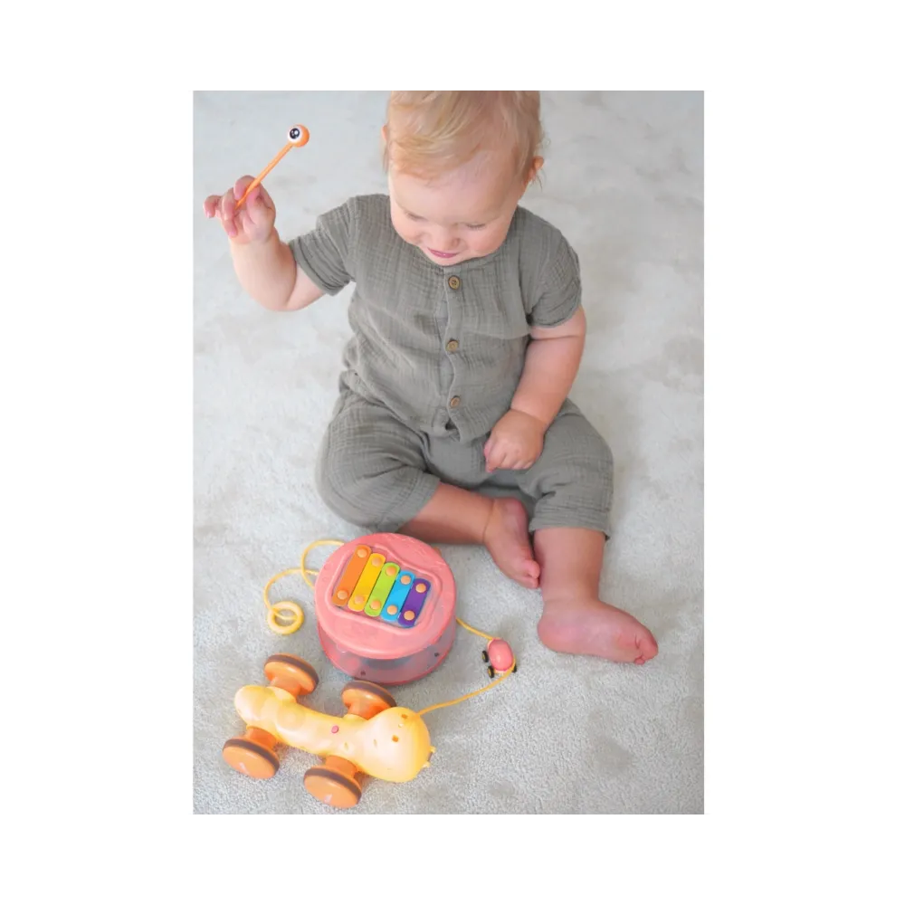 Kolorowy ślimak stymulujący wyobraźnię dziecka