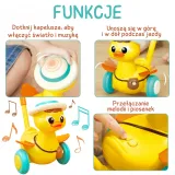Kaczuszka z efektem podskakiwania kółek podczas zabawy